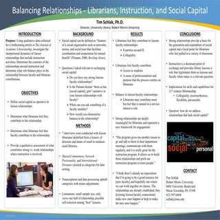 Balancing Relationships – Librarian...