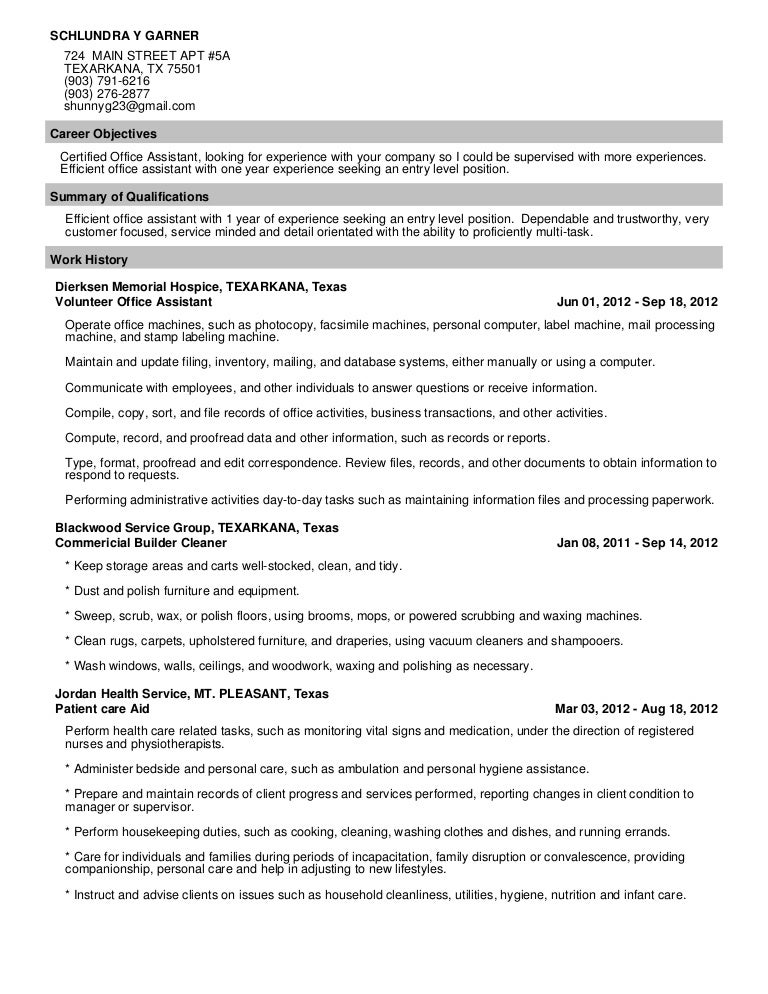 schlundra work in texas resume