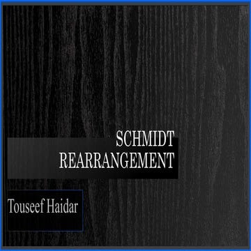 Schmidt rearrangement