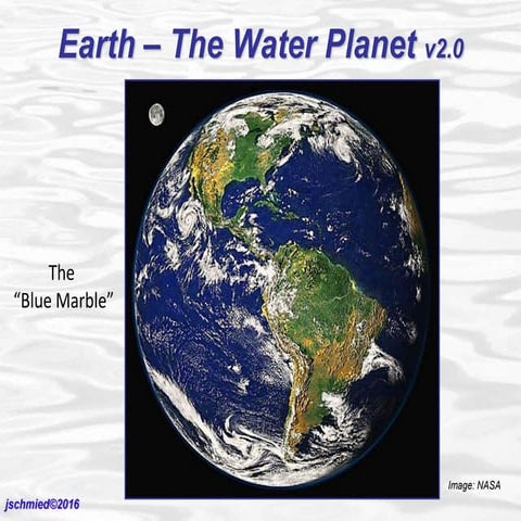 Earth the water planet.  