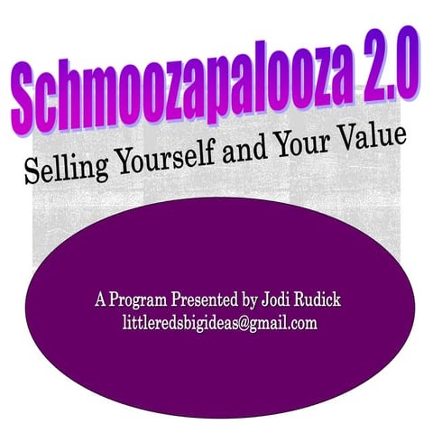 Schmoozapalooza Webinar