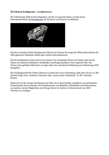 Schmuck konfigurator-3d