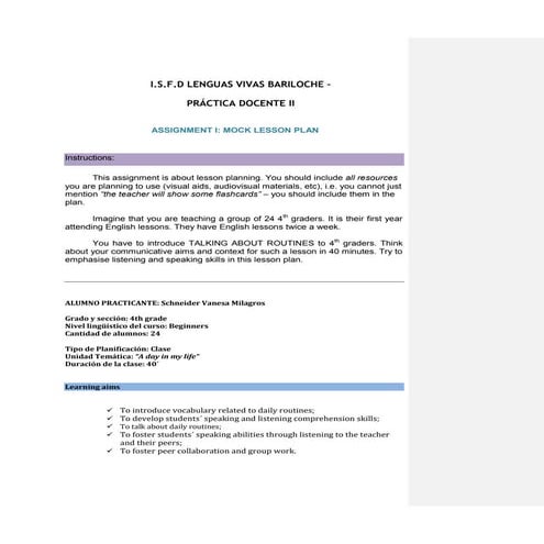 Schneider  practicadocente ii- assign1 - passed