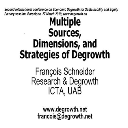 Introduction to Degrowth | PDF