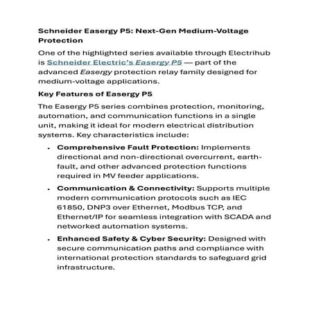 Schneider Easergy P5 prottection realay blog.pdf