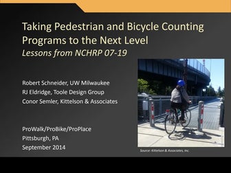 Taking Pedestrian and Bicycle Counting Programs to the Next Level 