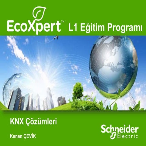 KNX bina otomasyon haberleşme sistemi seminer sunumu