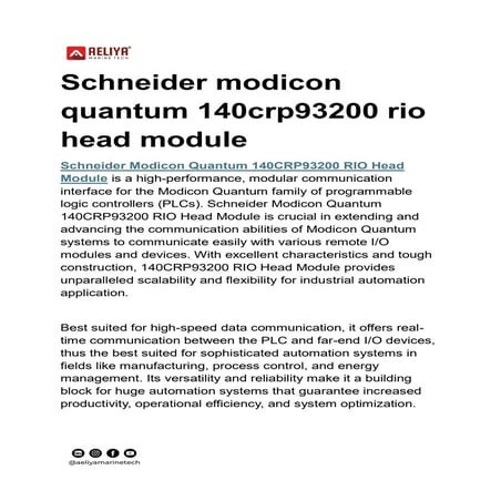 Schneider modicon quantum 140crp93200 rio head module.pdf
