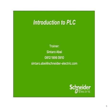 Schneider twido suite training 