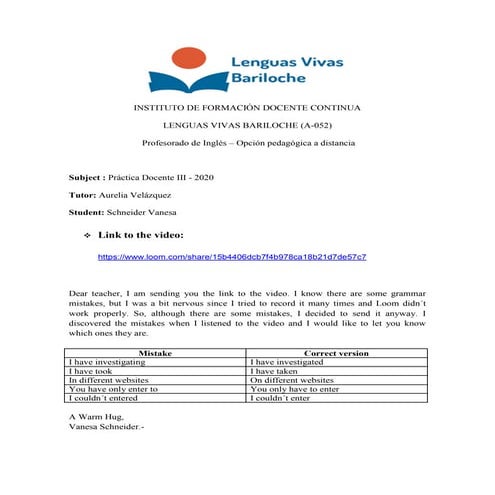 Schneider vanesa  assignment unit 3  practica docente iii - pass