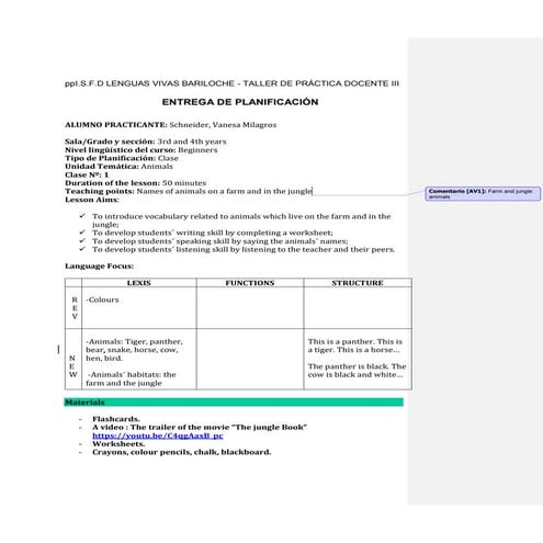 Schneider vanesa practica docente ii_lesson1  - passed
