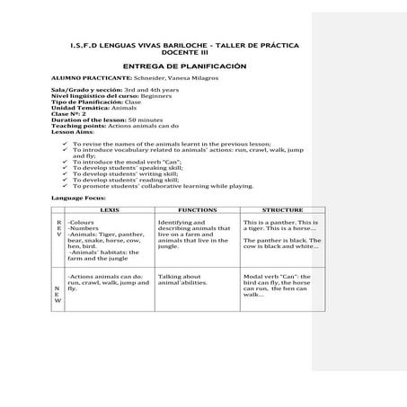 Schneider vanesa practica docente ii_ lesson 2 - passed