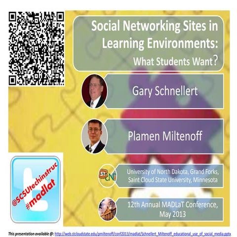 Social Networking Sites in Learning Environments:  What Students Want?