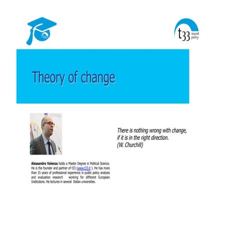 Theory of change
