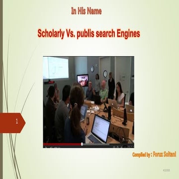 Scholarly search vs.public