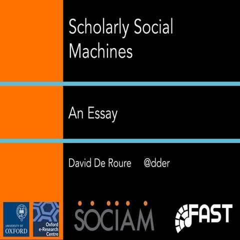 Scholarly Social Machines Essay