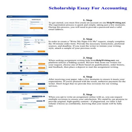 Scholarship Essay For Accounting