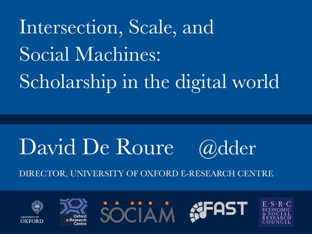 Scholarship in the Digital World