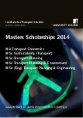 Scholarships 2014 - Masters in Transport