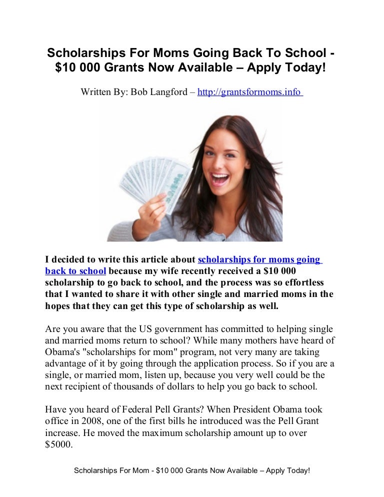 Is Scholarship For Moms Legitimate1