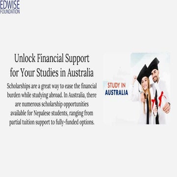 Scholarships for Nepalese Students in Australia. | PDF