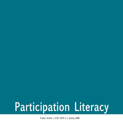 Participation Literacy 