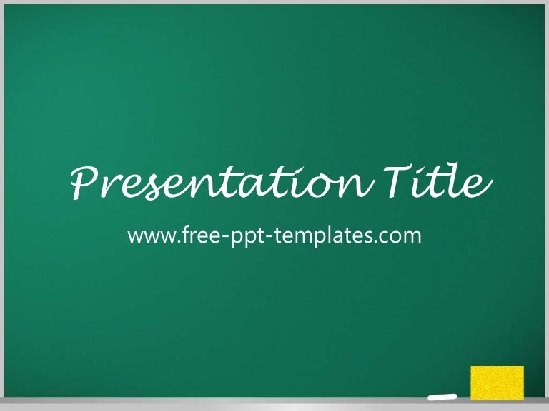 school powerpoint template free