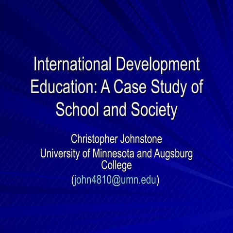 School & Society PowerPoint - Nov 14