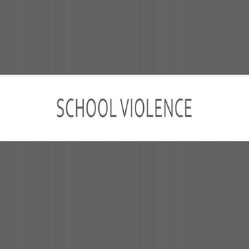 School Violence