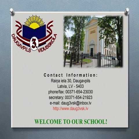 Flip&Movie: School presentation - Latvia