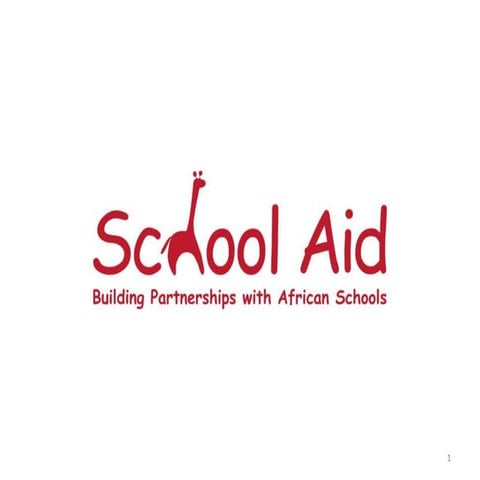 School aid presentation Britain Tanzania Society 15 may 2017