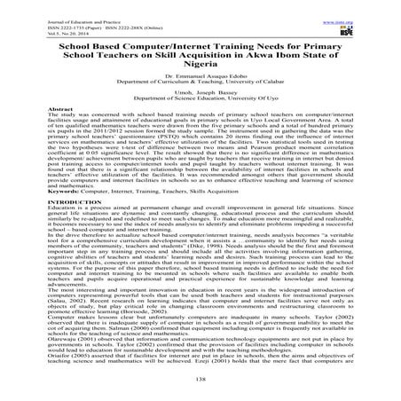 School based computer