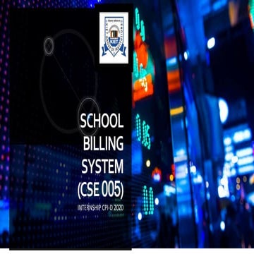 School billing system_presentation_animation | PPT