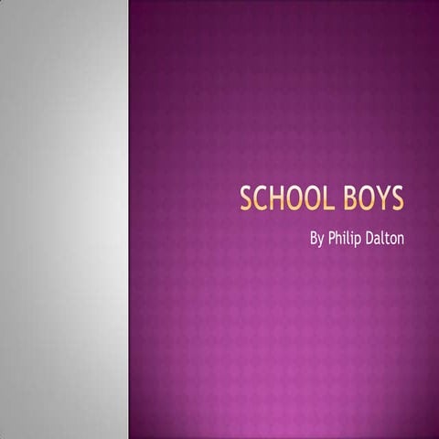 School boys presentation