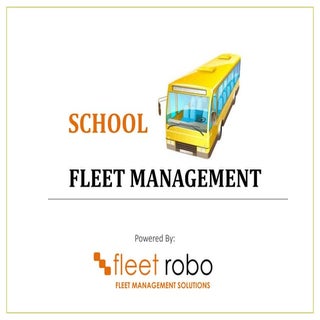 School Bus Fleet Management Solutio...