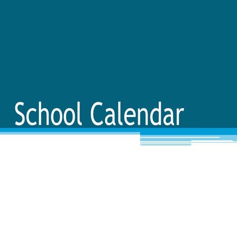 School Calendar