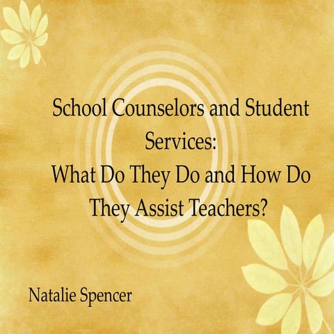 School Counselors and Teachers