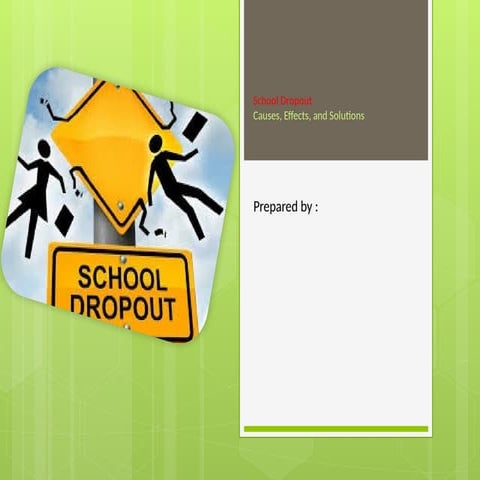 School failure and dropout | PPTX