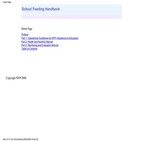 School feeding handbook
