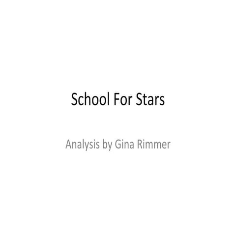 School for Stars