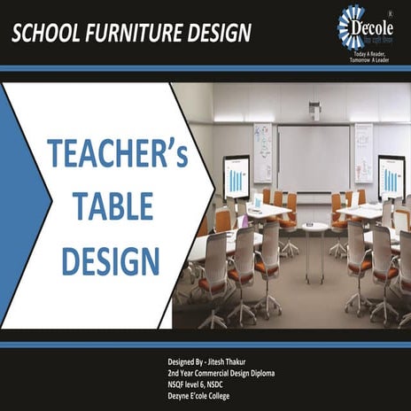 Jitesh Thakur,Interior Design 2 year Diploma programme