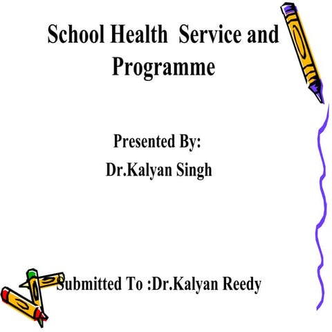 School health programme  