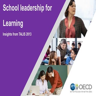 School Leadership for Learning laun...
