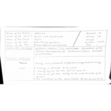 School lesson plan 5 | PDF