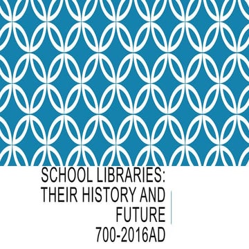 History of School Libraries