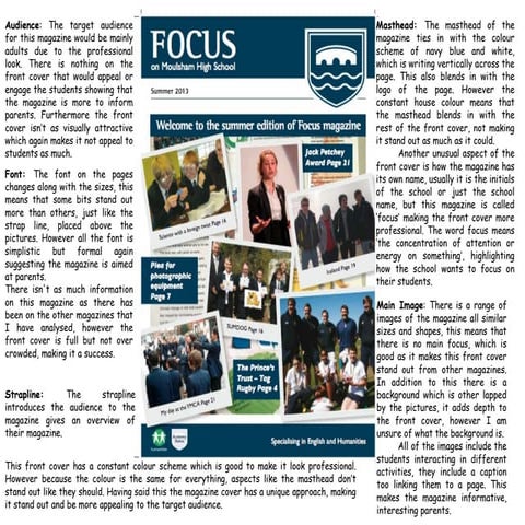 Creating your own school magazine | PPT