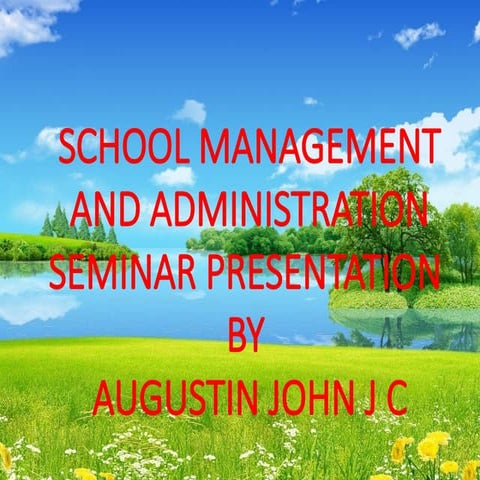 school management and administration,FINANCING EDUCATION UNDP, WORLD ...