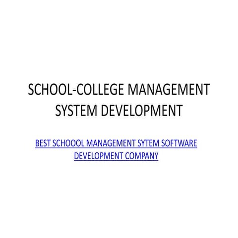 School management system college management system-development system software-software company