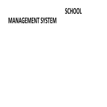 School management system | PPTX