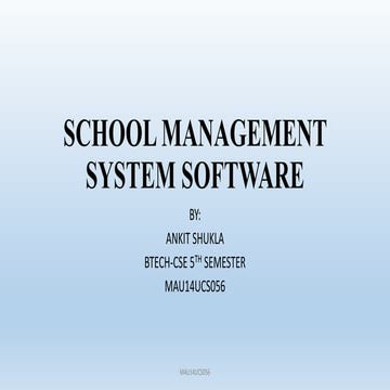 School billing system software